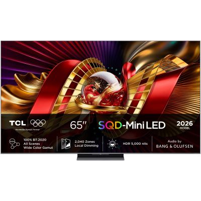 TCL C8L 65C8L Fernseher 165,1 cm (65") 4K Ultra HD Smart TV Wi-Fi Schwarz 6000 cd/m²