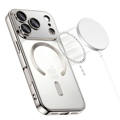 2. Tech-Protect MagFlex MagSafe Hülle für iPhone 17 Pro – transparent silber