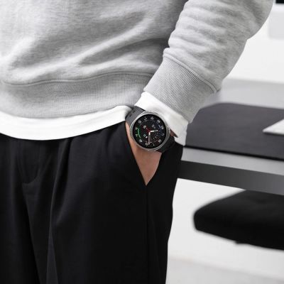 12. Tech-Protect Schutzhülle im 2er-Pack für Samsung Galaxy Watch 44 mm – Transparent Matt Schwarz