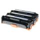 G&G Toner 3er Farbset für HP 125A /128A /131A C/M/Y