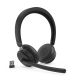 4. Lenovo ANC-Headset 6550, kabelloses Headset mit Kopfbügel, geeignet für Büro/Callcenter, USB Typ-C, Bluetooth, Schwarz