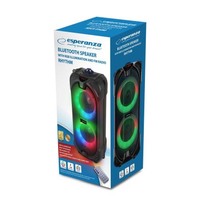 8. ESPERANZA BLUETOOTH-LAUTSPRECHER FM LED RGB RYTHM EP157