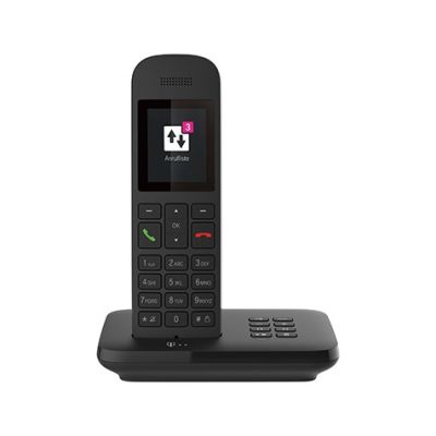 Telekom Sinus A12 Analog-/DECT-Telefon Schwarz