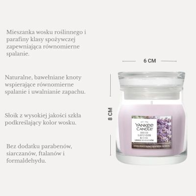 Kleine Kerze DRIED LAVENDER & OAK YANKEE