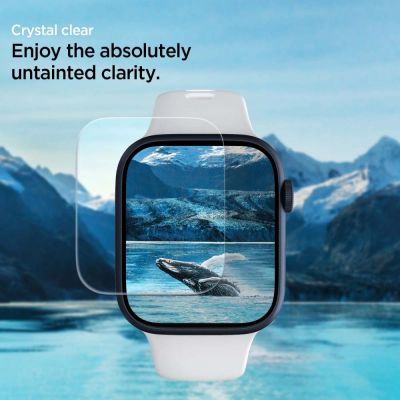 5. Spigen Neo Flex Schutzfolie für Apple Watch 4/5/6/7/8/SE (44/45 mm) - 3 Stk.