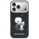 3. Karl Lagerfeld Karl & Choupette Back Logo MagSafe Hülle für iPhone 17 Pro - Schwarz