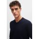 3. BOSS Pacello-L BLU Pullover mit V-Ausschnitt (50506042-404)