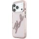 2. Karl Lagerfeld IML Big Signature Resin Metal Frame Case für iPhone 18 Pro Max / 17 Pro Max - Pink
