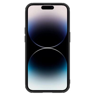 4. Nillkin Textured S Case für iPhone 14 Pro Max, Cover mit Kameraabdeckung, schwarz