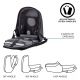 17. XD DESIGN ANTI-DIEBSTAHL-RUCKSACK BOBBY HERO KLEIN SCHWARZ P/N: P705.701