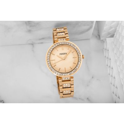 6. FOSSIL Karli BQ3181 Damenuhr + Box