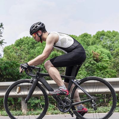 5. Rockbros RK20023XL kurze Trägerhose mit XXXL-Einsatz – schwarz