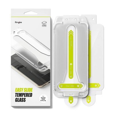 9. Ringke Easy Slide Tempered Glass 2er-Pack für Google Pixel 9 Pro XL