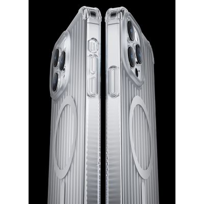 10. Kingxbar PQY Go Out Series Magnethülle für iPhone 14 Pro MagSafe Silber