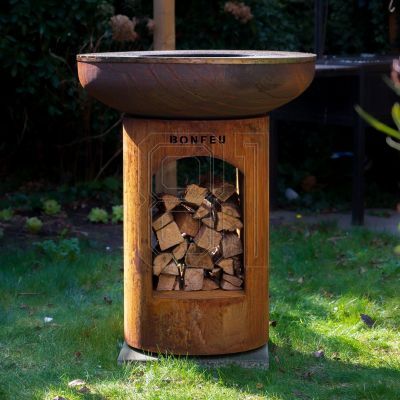 18. Bonfeu Bonbiza Offene rostige Gartenfeuerstelle 8002R