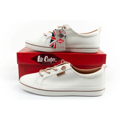 10. Lee Cooper Damen-Sportschuhe, Sneaker, modisch, weiß, bequem