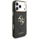 4. Guess 4G Big 4G Classic Logo Big Strap Metal Buttons Hülle für iPhone 18 Pro / 17 Pro – Schwarz
