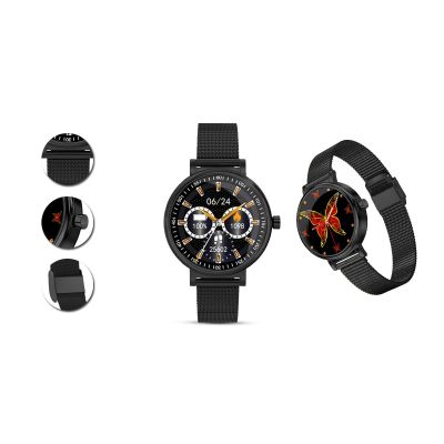 6. RUBICON SMARTWATCH RNBE64-3 SCHWARZ Damenuhr
