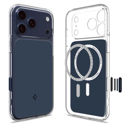 2. Spigen Thin Fit MagSafe Hülle für iPhone 17 Pro – Transparentes Marineblau