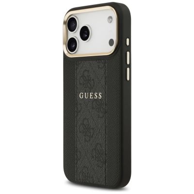 2. Guess 4G Stripe MagSafe Hülle für iPhone 17 Pro Max - Schwarz