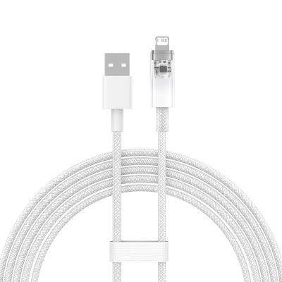 2. Baseus Explorer Series Kabel USB - Lightning 2,4A 2 m weiß (CATS010102)