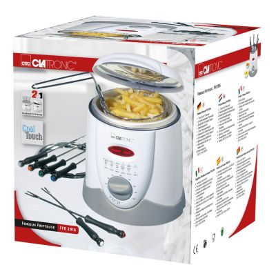 10. Clatronic FFR 2916 Fritteuse (1 l; 840 W; weiß)