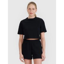 Crop-Top-T-Shirt für Damen 4F 4FWSS25TTSHF1977-20S