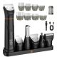 2. MAXGROOM JK-666 6-in-1 Trimmer für Bart, Haare, Körper, Nase und Ohren IPX6 - Schwarz