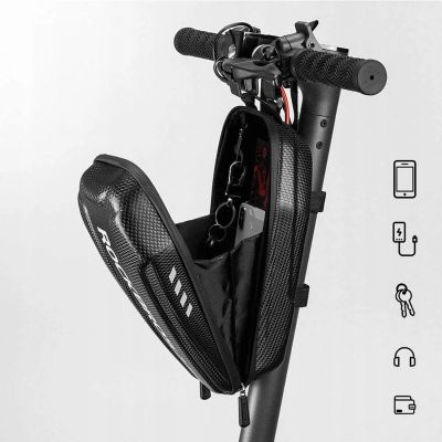 10. Rockbros B62 Fahrradtasche für Lenker oder Rahmen 2L - Schwarz