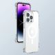 9. Joyroom Magnetic Defender Magnetische Hülle für iPhone 14 Plus gepanzerte Hülle mit Hakenständer durchsichtig (MagSafe-kompatibel)