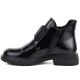 3. Schwarze Lackleder-Ankle-Boots für Damen, Modell M.Daszyński MR2501