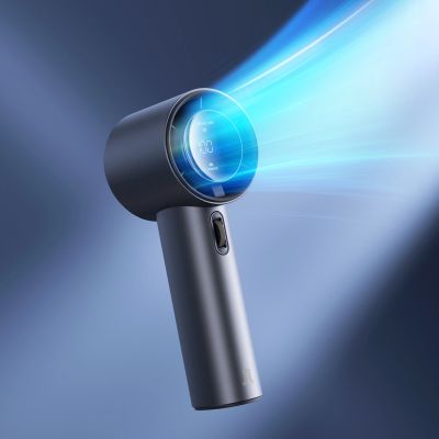 4. Jisulife Handventilator Pro1 3600 mAh FA53 (ABS) Mini-Gebläse Tragbarer USB-Ventilator - Blau