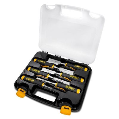 Set mit 6 DeWalt Holzbeiteln [DWHT16852-9], Größen 6, 13, 19, 25, 32, 38 mm