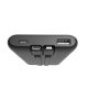 5. GEMBIRD Powerbank 10000mAh mit LCD-Display, integrierten Kabeln und QC3.0 20W Schnellladefunktion