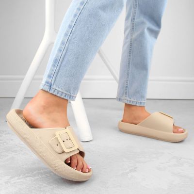 5. Vinceza W JAN308 beige Flip-Flops mit Schnalle