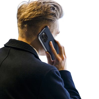 16. Dux Ducis Skin Pro Hülle für iPhone 16 Pro Max mit Klappe und Kartenfach – Blau