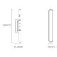20. Baseus Magnetische LED-Nachttischlampe Unterschranklampe für Zuhause, Küche, Zimmer, Grau (DGXC-C0G)