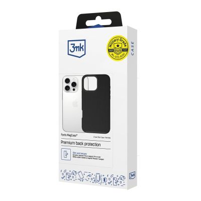 11. 3mk Fortis MagCase für iPhone 16 Pro Max – Schwarz