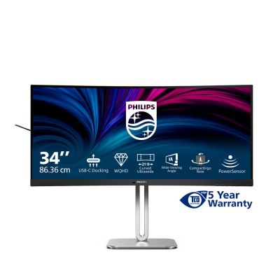4. Philips 5000 Serie 34B2U5600C/00 Computermonitor 86,4 cm (34") 3440 x 1440 px Dual QHD LCD Grau