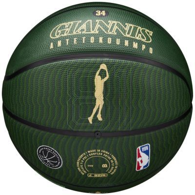 5. Wilson NBA-Spielersymbol Giannis Antetokounmpo Basketball WZ4006201XB 