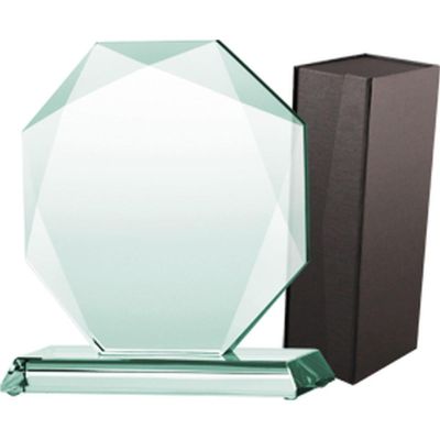 5. Glastrophäe mit Etui