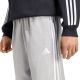 4. adidas Essentials Herrenhose mit 3 Streifen, Single-Jersey-Schnitt, schmal zulaufendem Bein und offenem Saum, Grau, KY4215