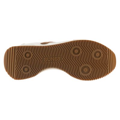4. SUN68 Damen Easy Runner Leder Z46233-01 Weiß 37