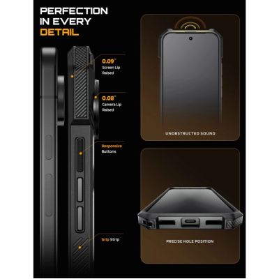 9. Supcase UB Grip Mag MagSafe Hülle für Google Pixel 11 Pro XL - Schwarz