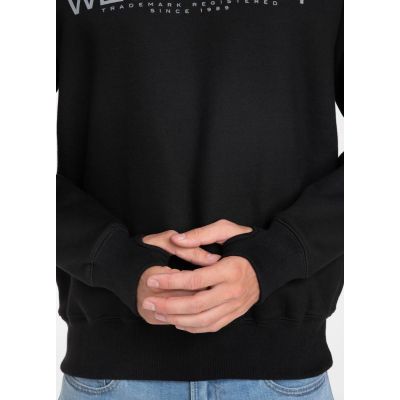 5. Pit Bull West Coast Crewneck BED 21 Herren-Sweatshirt, Schwarz - 111020900