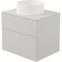 Waschtischunterschrank mit Granitwaschbecken – 360 mm