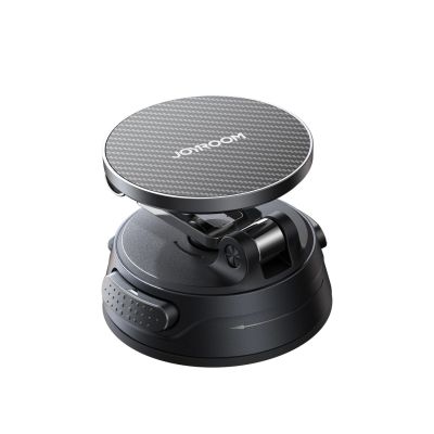 4. Joyroom JR-ZS510 Gel-Saugnapf MagSafe Faltbare Autohalterung für Handys - Gunmetal Schwarz