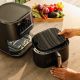 4. Braun HF 5075 Einzel-Heißluftfritteuse, 2000 W, Schwarz/Grau