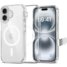 Tech-Protect Flexair Hybrid CC Magsafe Hülle für iPhone 16 – transparent