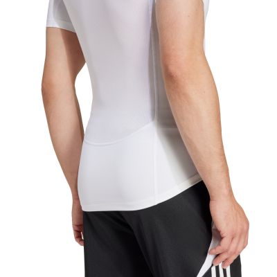 5. Herren adidas Techfit Kurzarm-T-Shirt weiß JP4675